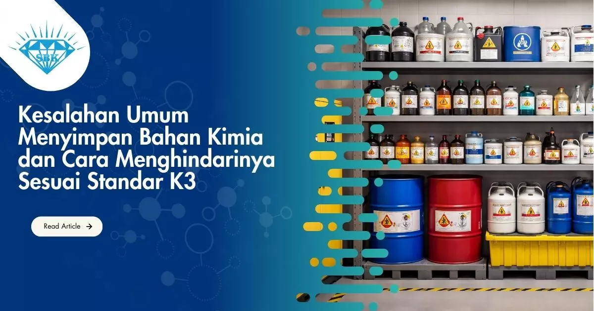 Kesalahan Umum Menyimpan Bahan Kimia dan Cara Menghindarinya Sesuai Standar K3