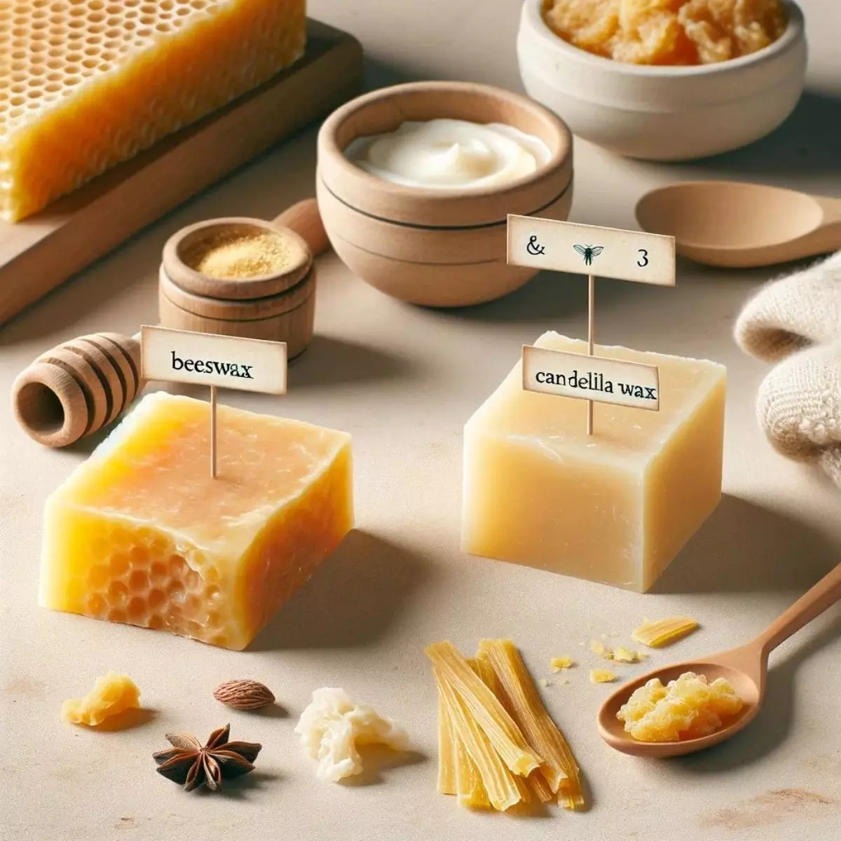 Beeswax vs Candelilla Wax untuk Kosmetik